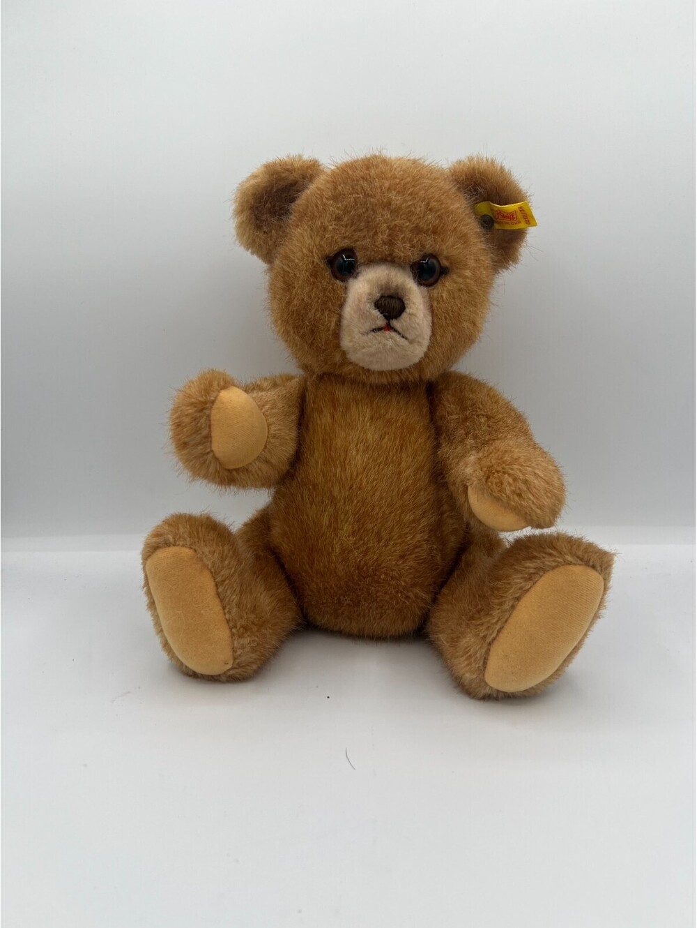STEIFF Vintage Dorma Bear 13" Original Ear Tag Button In Ear 0217/34